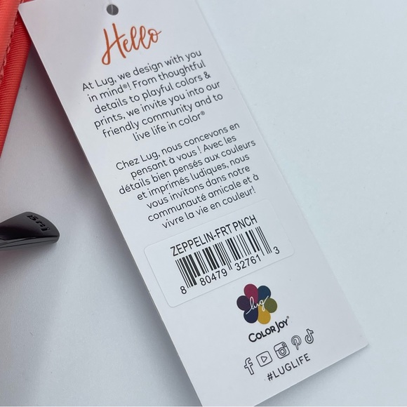 Lug Zeppelin RFID Wristlet Wallet Fruit Punch NWT - Picture 8 of 10